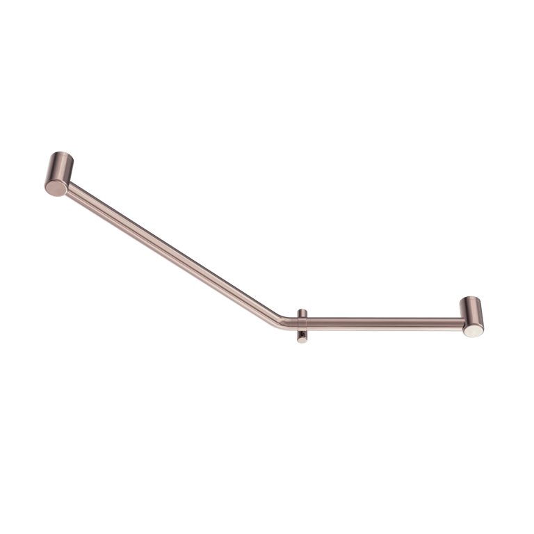 Nero Mecca Care 32mm Ambulant 45 Degree Bent Tube NRCR3245DBZ Image of GrabRail 45Deg Nero MeccaCare Ambulant BentTube