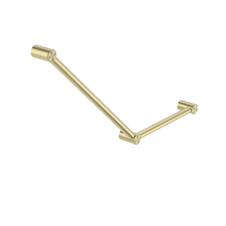 Nero Mecca Care 32mm Ambulant Toilet Grab Rail 45 Degree 750x450mm NRCR3245ABG Image of GrabRail 45Deg Nero MeccaCare Ambulant