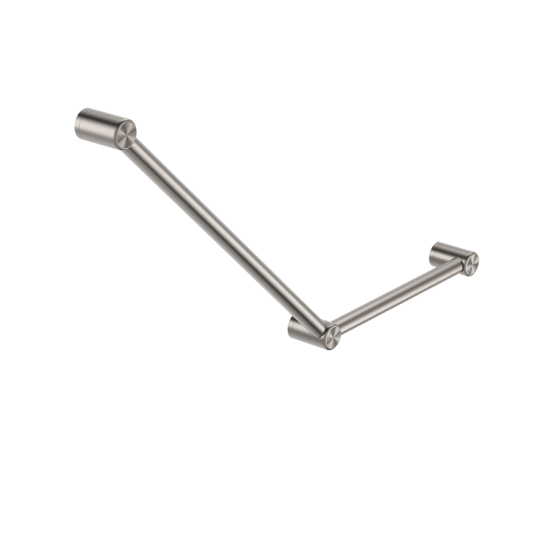 Nero Mecca Care 32mm Ambulant Toilet Grab Rail 45 Degree 750x450mm NRCR3245ABN Image of GrabRail 45Deg Nero MeccaCare Ambulant