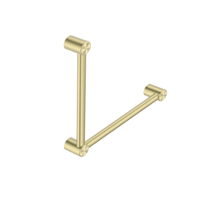 Nero Mecca Care 32mm Ambulant Toilet Grab Rail 90 Degree NRCR3290ABG Image of GrabRail 90Deg Nero MeccaCare Ambulant