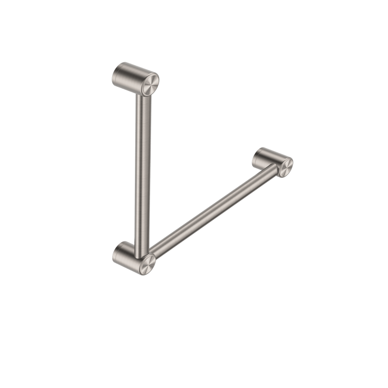 Nero Mecca Care 32mm Ambulant Toilet Grab Rail 90 Degree NRCR3290ABN Image of GrabRail 90Deg Nero MeccaCare Ambulant