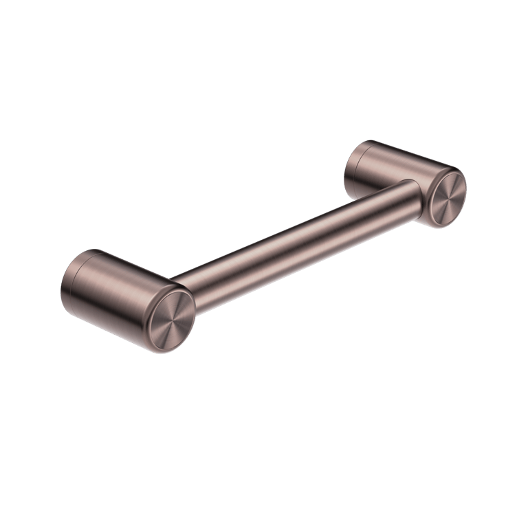 Nero Mecca Care 32mm Grab Rail 300mm 450mm 600mm 900mm 1200mm NRCR3212BZ Image of GrabRail SurfaceMount Nero MeccaCare 32mm