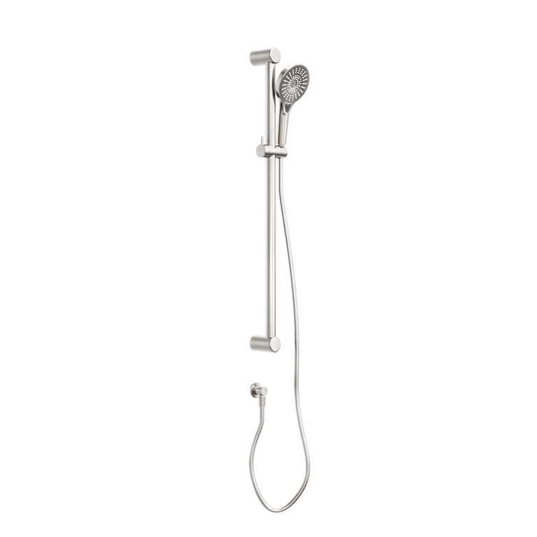Nero Mecca Care 32mm Grab Rail And Adjustable Shower Rail Set 900mm NRCS005BN Image of Shower Rail Nero MeccaCare GrabRail Adjustable