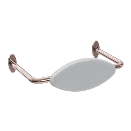 Nero Mecca Care DDA Toilet Backrest NRCR0001BZ Image of Backrest Toilet Nero MeccaCare DDA