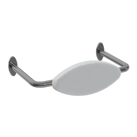Nero Mecca Care DDA Toilet Backrest NRCR0001GM Image of Backrest Toilet Nero MeccaCare DDA