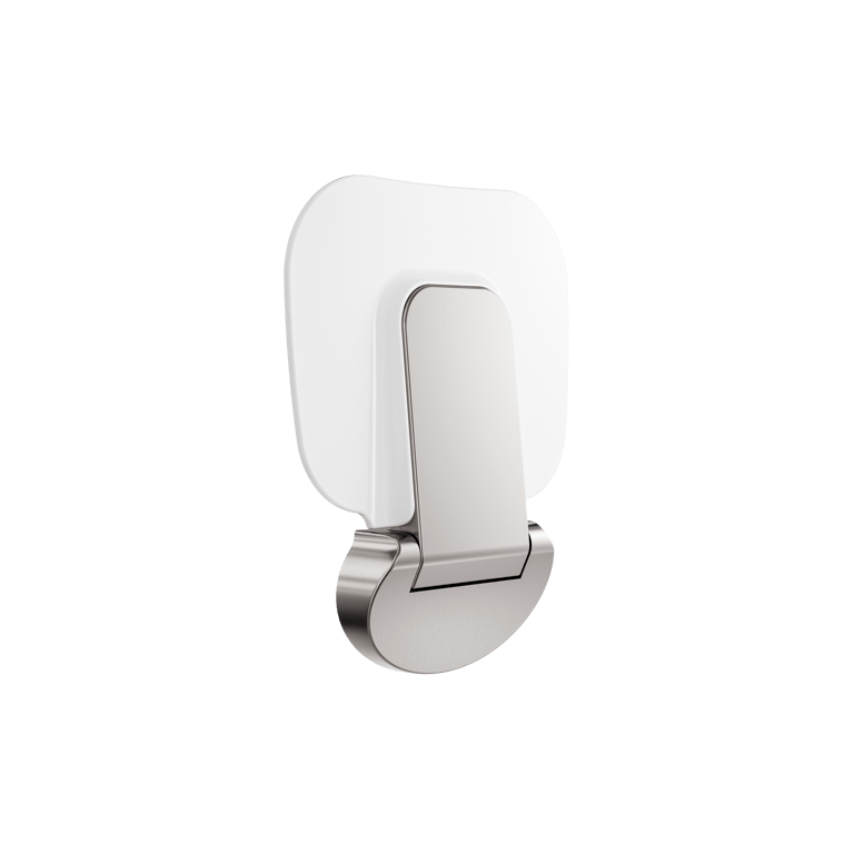 Nero Mecca Care Shower Seat 400x330mm NRCR0003BN Image of ShowerSeat Folding Nero MeccaCare 400mmWide