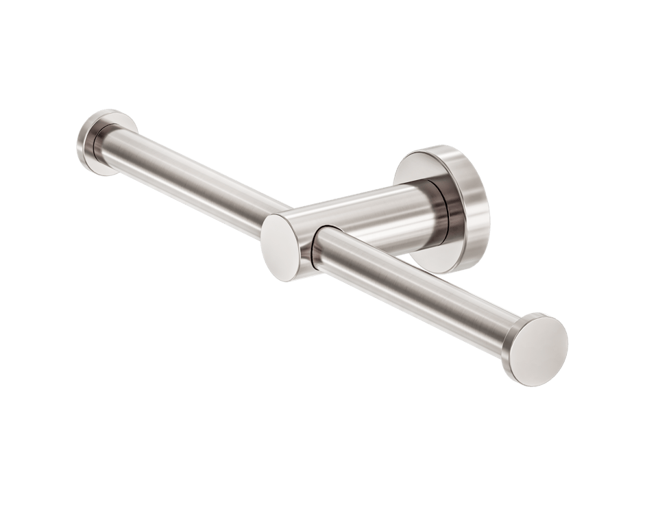 Nero Mecca Double Toilet Roll Holder NR1986dBN Image of ToiletRollHolder SurfaceMount Nero Mecca Double