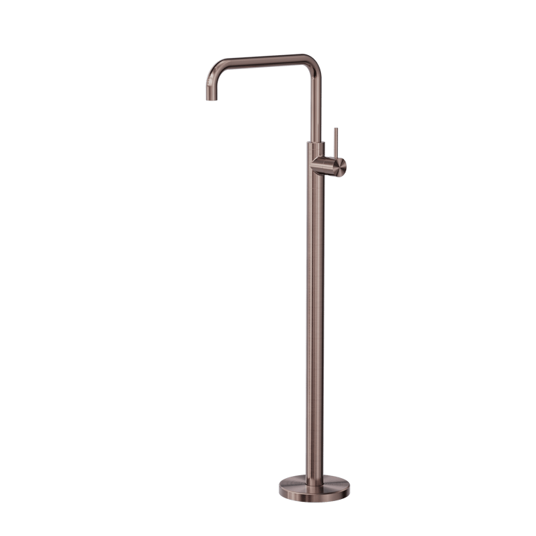 Nero Mecca Freestanding Bath Mixer Square Shape NR221903BBZ Image of Mixer Freestanding Nero Mecca Square