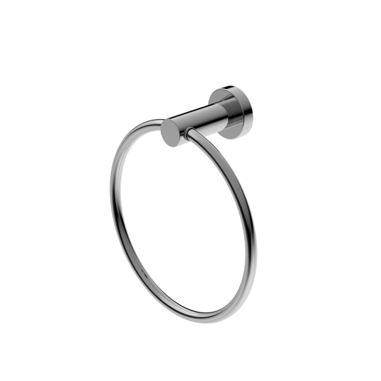 Nero Mecca Hand Towel Ring NR1980CH Image of TowelRing SurfaceMount Nero Mecca Hand