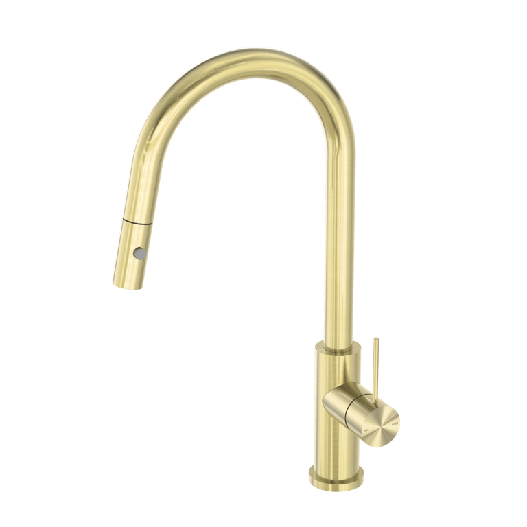 Nero Mecca Pull Out Sink Mixer With Vegie Spray Function NR221908BG Image of Mixer Sink Nero Mecca PullOut VeggieSpray