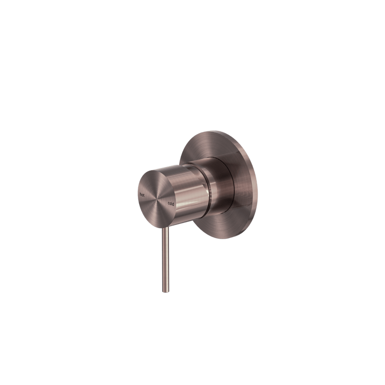 Nero Mecca Shower Mixer 80mm Plate NR221911BZ Image of MixerTap Shower Nero Mecca 80mmPlate