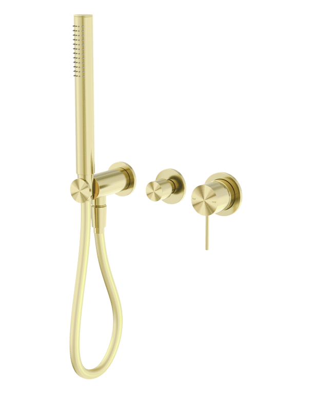 Nero Mecca Shower Mixer Divertor System Separate Back Plate NR221912fBG Image of TapSet Shower Nero Mecca Divertor Split