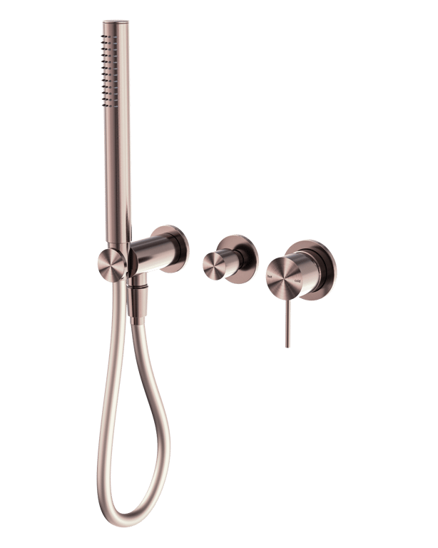 Nero Mecca Shower Mixer Divertor System Separate Back Plate NR221912fBZ Image of TapSet Shower Nero Mecca Divertor Split