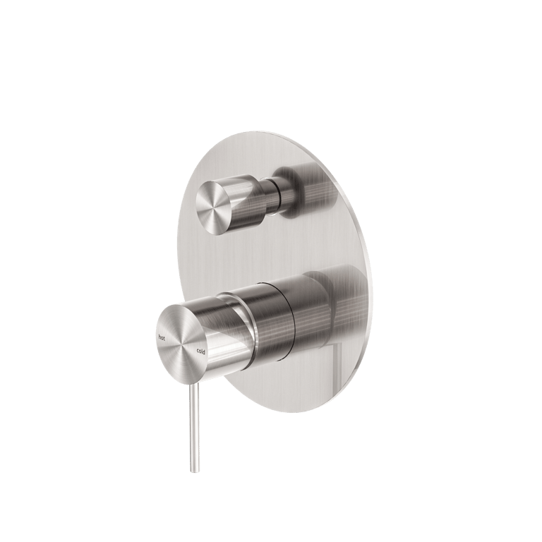 Nero Mecca Shower Mixer With Divertor NR221911ABN Image of MixerTap Diverter Nero Mecca