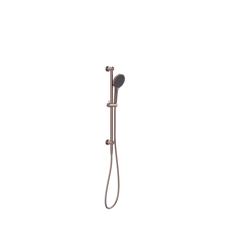 Nero Mecca Shower Rail With Air Shower II NR221905GBZ Image of Shower Rail Nero Mecca AirShowerII