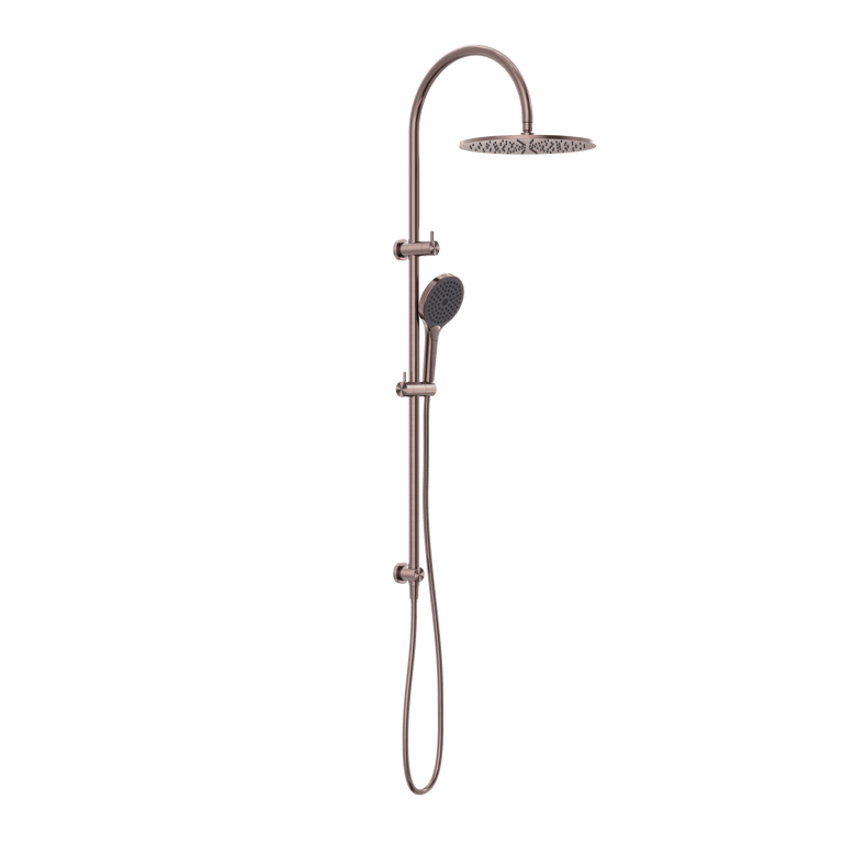 Nero Mecca Twin Shower Set With Air Shower II NR221905HBZ Image of Shower Twin Nero Mecca AirShowerII