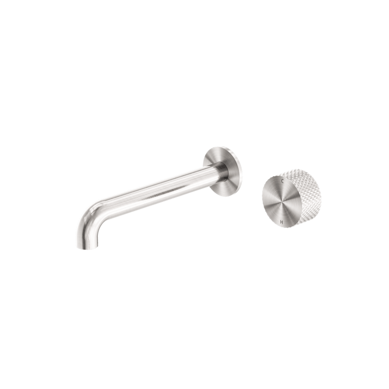 Nero Opal Progressive Wall Basin Bath Set 120mm 160mm 185mm 230mm 260mm Spout NR252007A120BN Image of MixerSet Wall Nero Opal Progressive Basin Bath