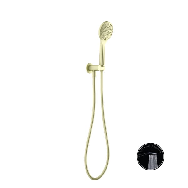 Nero Opal Shower Bracket With Air Shower NR251905BG Image of Shower Hand Nero Opal