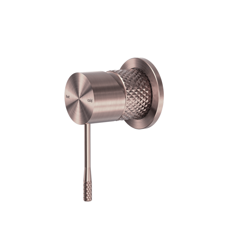 Nero Opal Shower Mixer With 60mm Plate NR251909hBZ Image of MixerTap Shower Nero Opal 60mmPlate