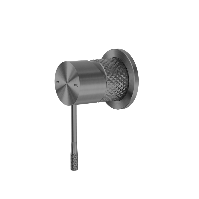 Nero Opal Shower Mixer With 60mm Plate NR251909hGR Image of MixerTap Shower Nero Opal 60mmPlate