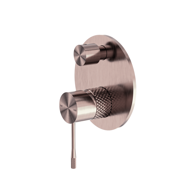 Nero Opal Shower Mixer With Divertor NR251909aBZ Image of MixerTap Shower Nero Opal Diverter
