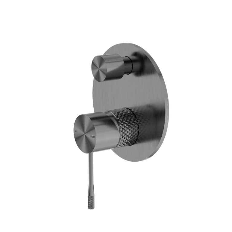 Nero Opal Shower Mixer With Divertor NR251909aGR Image of MixerTap Shower Nero Opal Diverter