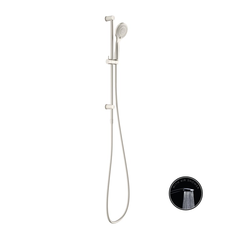 Nero Opal Shower Rail With Air Shower NR251905aBN Image of Shower Rail Nero Opal AirShower