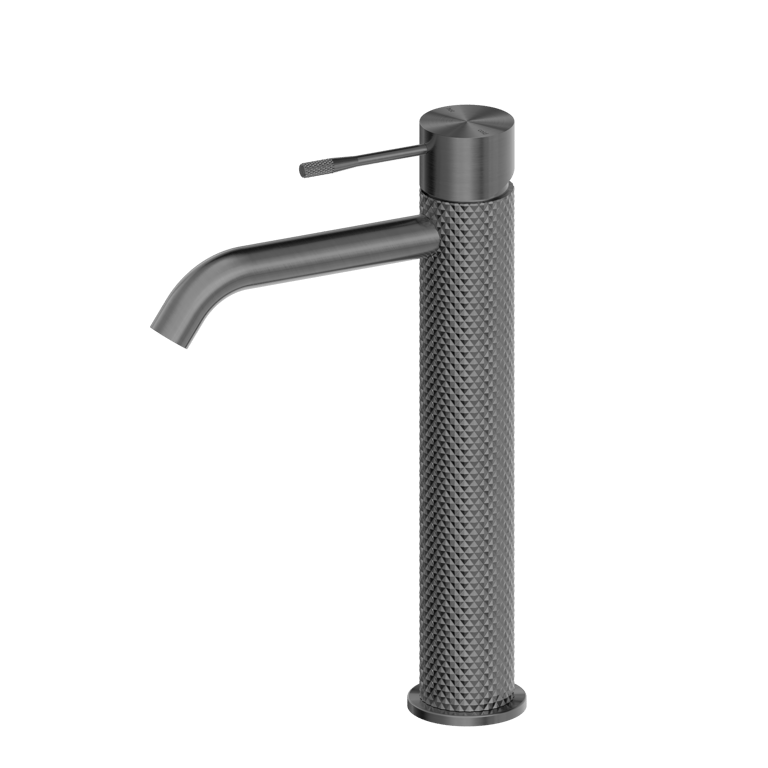 Nero Opal Tall Basin Mixer NR251901aGR Image of Mixer Basin Nero Opal Tall