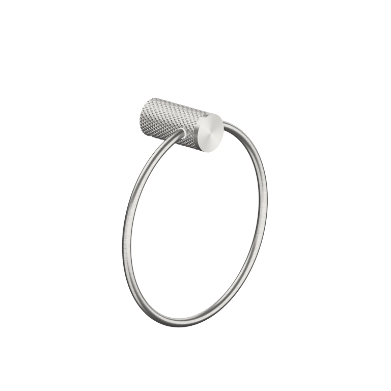 Nero Opal Towel Ring NR2580aBN Image of TowelRing SurfaceMount Nero Opal