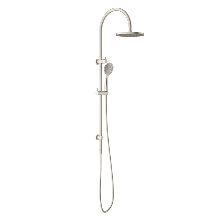 Nero Opal Twin Shower Set With Air Shower NR251905bBN Image of Shower Twin Nero Opal AirShower