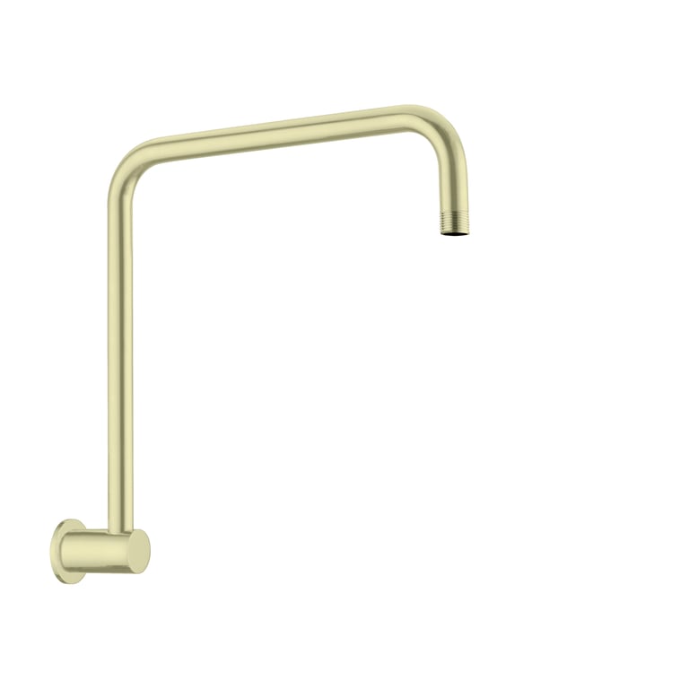 Nero Round Swivel Shower Arm and 250mm Round Shower Head NR506BG Image of Shower Wall Nero SwivelArm 250mmHead