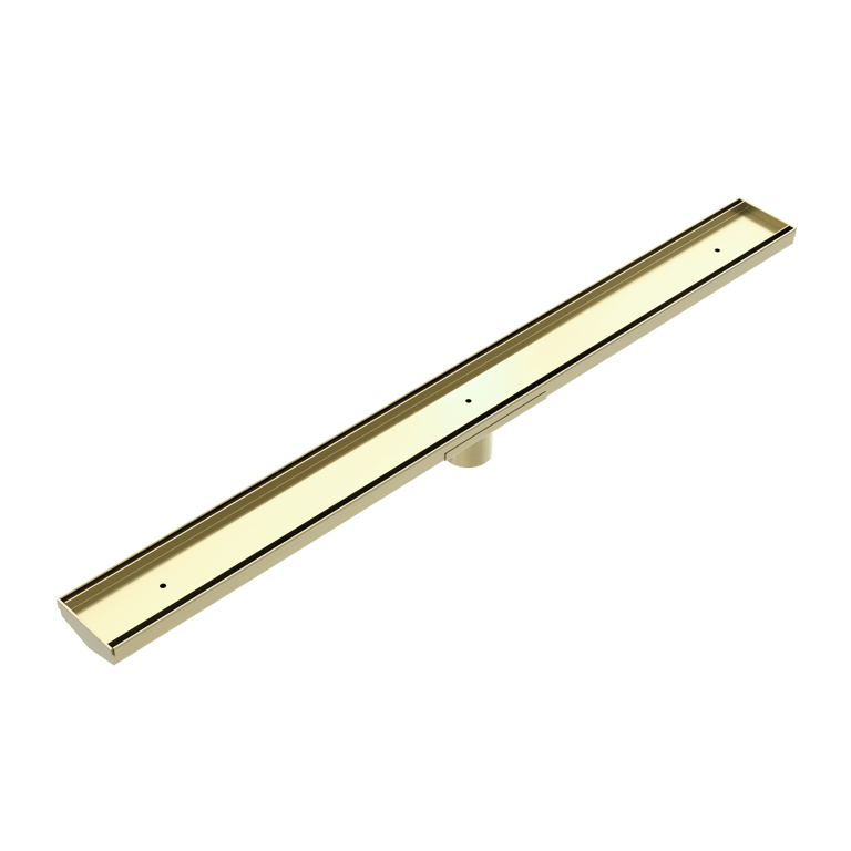 Nero Tile Insert V Channel Floor Grate 50mm NRFG002hsBG Image of Drain Channel Nero Bath 50mmOutlet