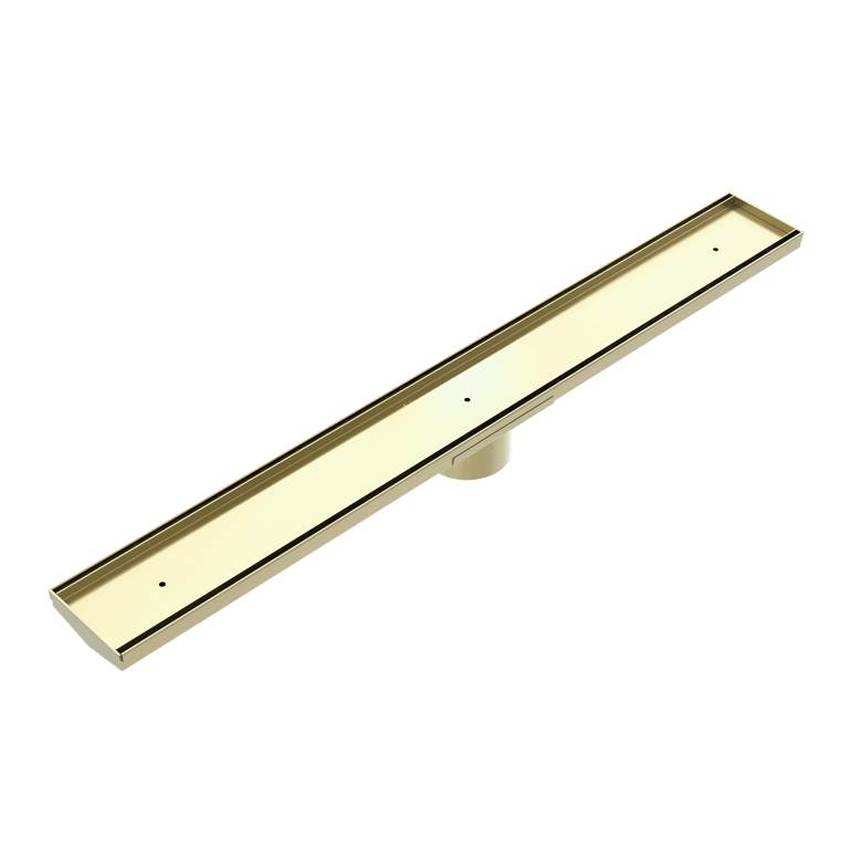 Nero Tile Insert V Channel Floor Grate 80mm NRFG001hsBG Image of Drain Channel Nero Bath 89mmOutlet