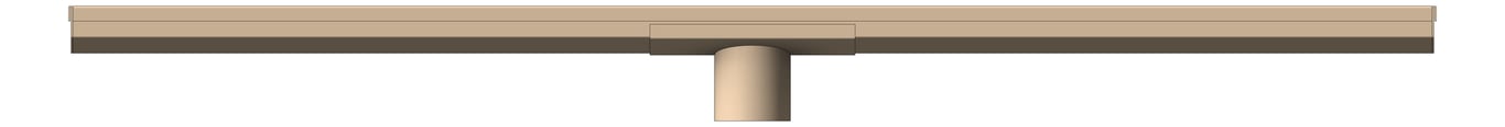 Front Image of Drain Channel Nero Bath 50mmOutlet