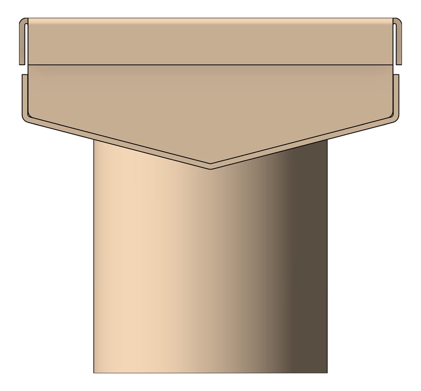 Left Image of Drain Channel Nero Bath 50mmOutlet