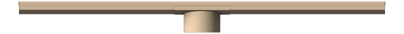 Front Image of Drain Channel Nero Bath 89mmOutlet