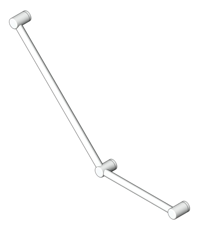 Navigate to GrabRail 45Deg Nero MeccaCare Ambulant