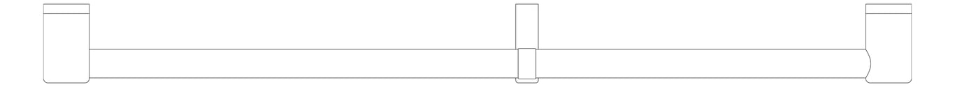 Plan Image of GrabRail 45Deg Nero MeccaCare Ambulant BentTube