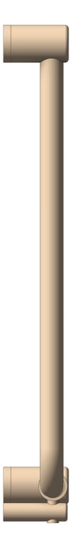 Left Image of GrabRail 90Deg Nero Ambulant BentTube 1000mm