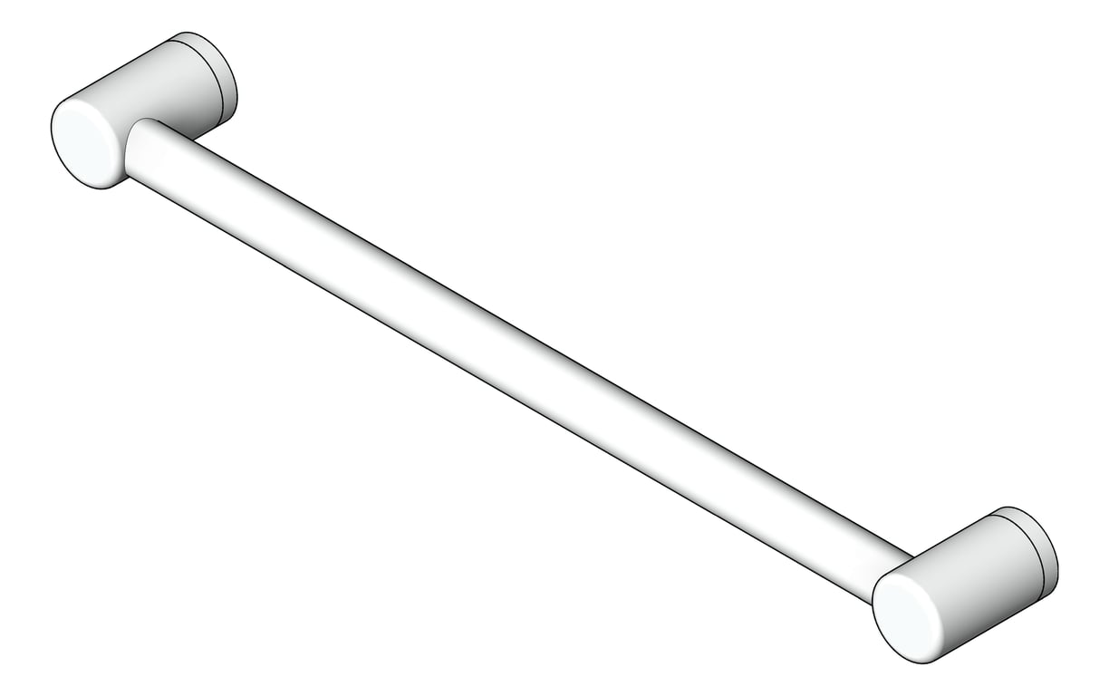 Navigate to GrabRail SurfaceMount Nero MeccaCare 32mm