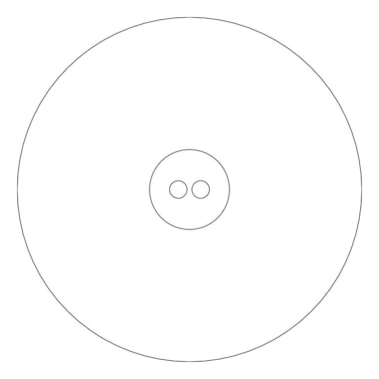 Plan Image of Shower Ceiling Nero Opal RoundArm 250mmHead