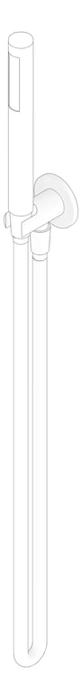 3D Documentation Image of Shower Hand Nero Slim Bracket
