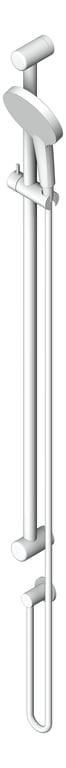 Navigate to Shower Rail Nero MeccaCare Adjustable 25mm