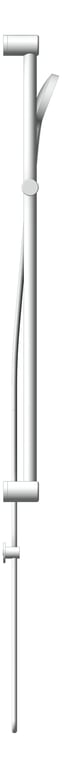 Left Image of Shower Rail Nero MeccaCare GrabRail Adjustable TBar