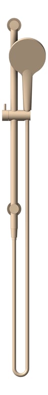 Front Image of Shower Rail Nero Opal AirShowerII