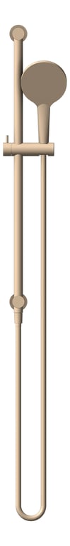Front Image of Shower Rail Nero Opal