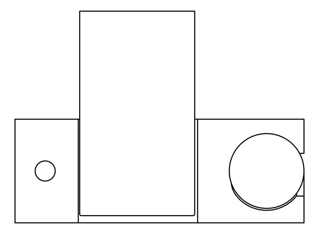 Plan Image of Shower Rail Nero Zen OutdoorHose
