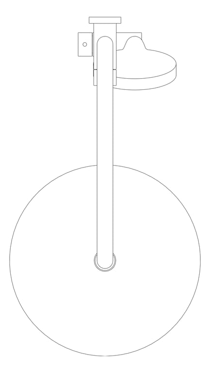Plan Image of Shower Twin Nero Mecca AirShowerII