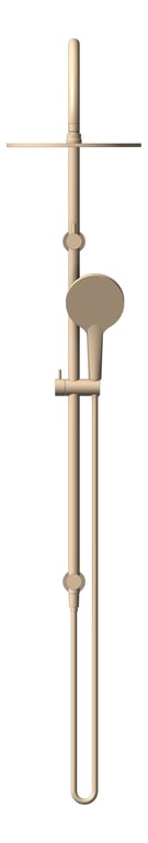 Front Image of Shower Twin Nero Opal AirShowerII