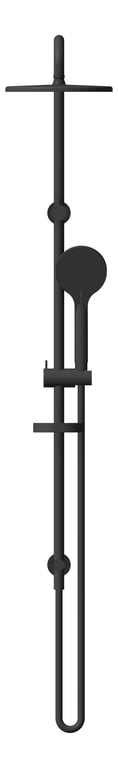 Front Image of Shower Twin Nero Project Builder Set